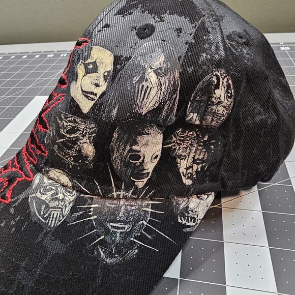 Slipknot Concert Hat Cap Stacked Group Band Music Metal Streetwear Skater Grunge - Picture 6 of 8